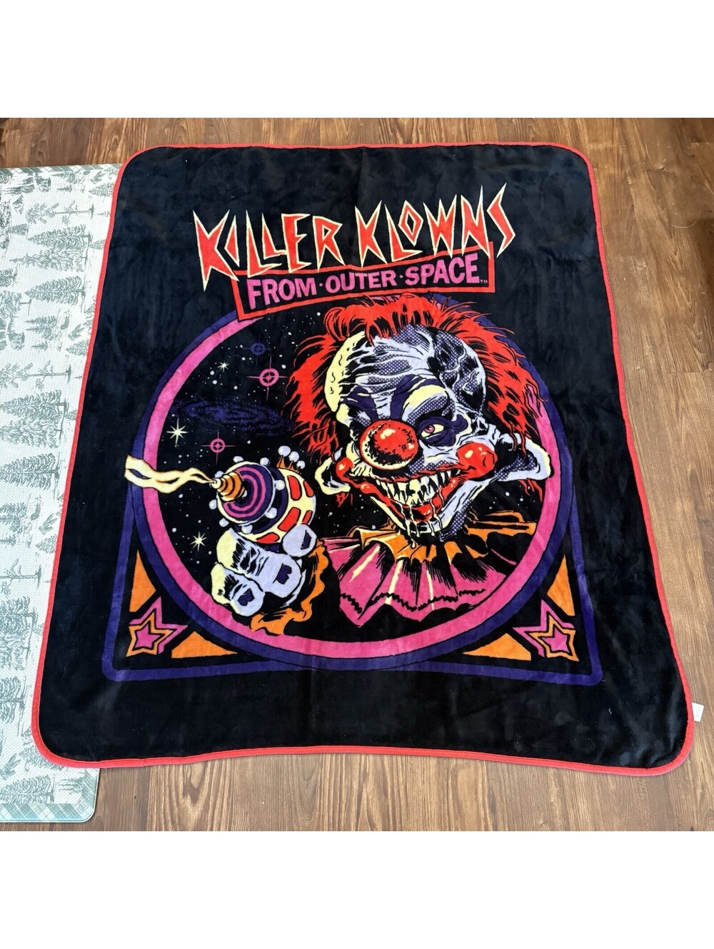 Killer Klowns From Outer Space Movie Tv Blanket Throw Steven Rhodes Sz 58x48